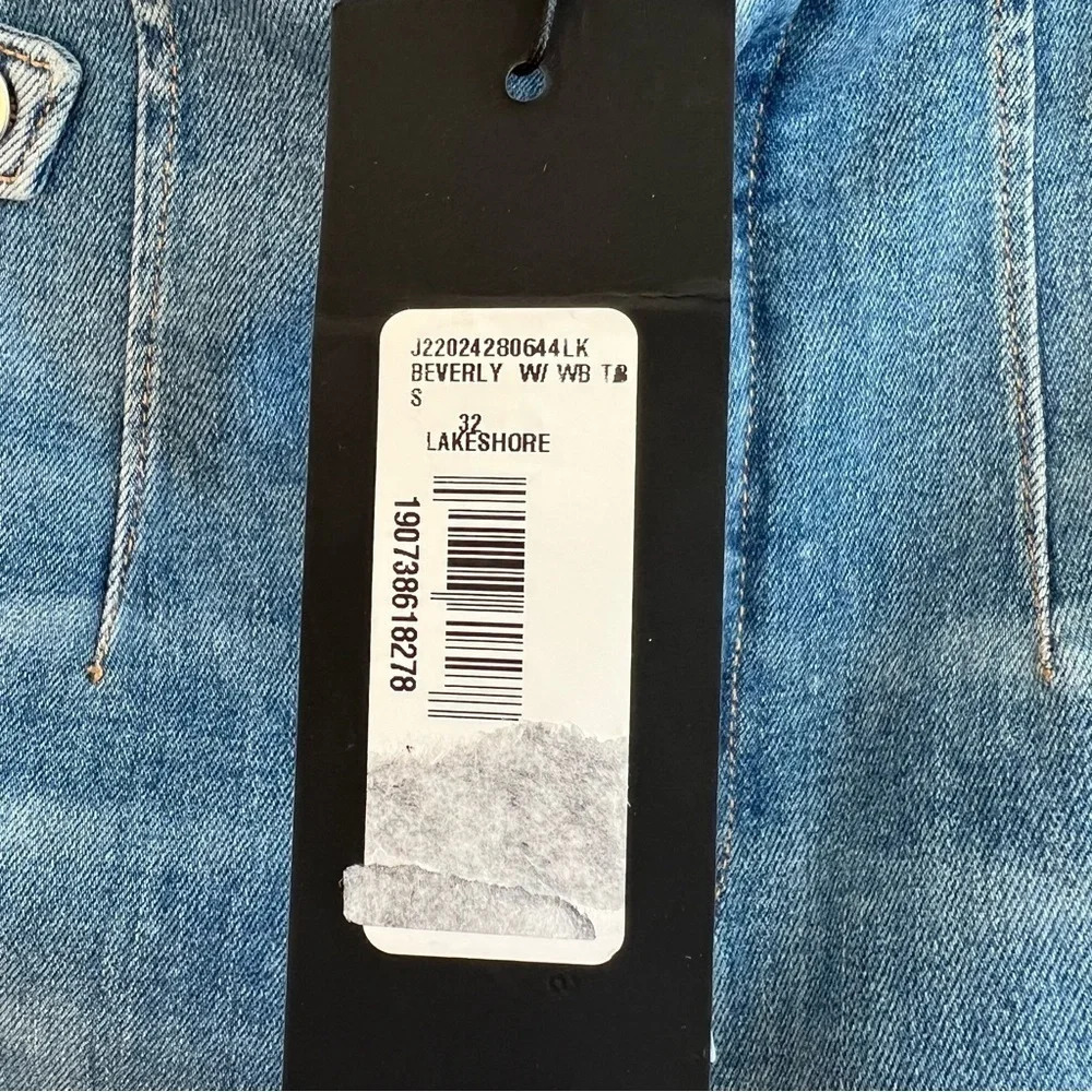 NWT Veronica Beard size 32 Blue Flare Jeans - Picture 7 of 9